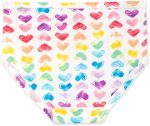 Burt's Bees Baby Toddler Girls' Underwear Set of 5 - Solids, Stripes,Prints, Tag-Free with Sizes for 2T to 8 Years Old - Image 2