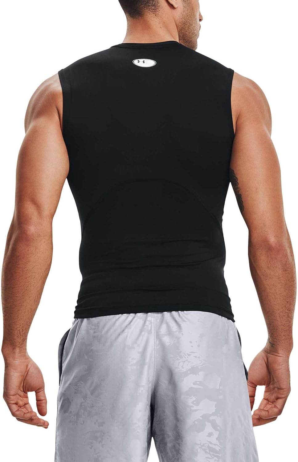 Under Armour Men's HeatGear Compression Sleeveless T-Shirt 2 Under Armour Men's HeatGear Compression Sleeveless T-Shirt - Image 2