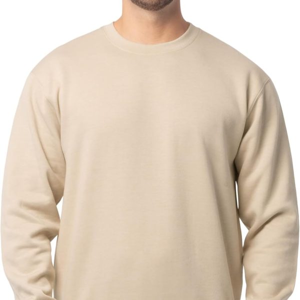 Fruit of the Loom Men's Eversoft Fleece Crewneck Sweatshirts, Moisture Wicking & Breathable, Sizes S-4x