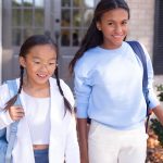 Hanes Girls EcoSmart Crewneck Sweatshirt, Soft Midweight Fleece Pullover for Girls - Image 3