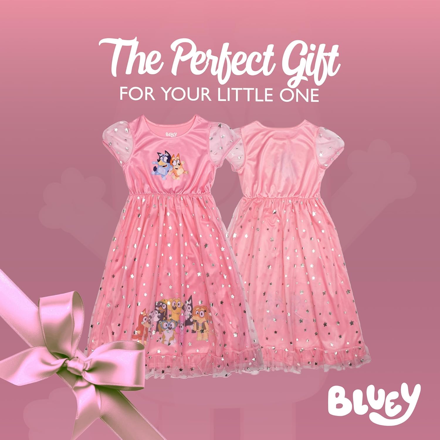 Bluey girls Fantasy Gown Nightgown 5 Bluey girls Fantasy Gown Nightgown - Image 5