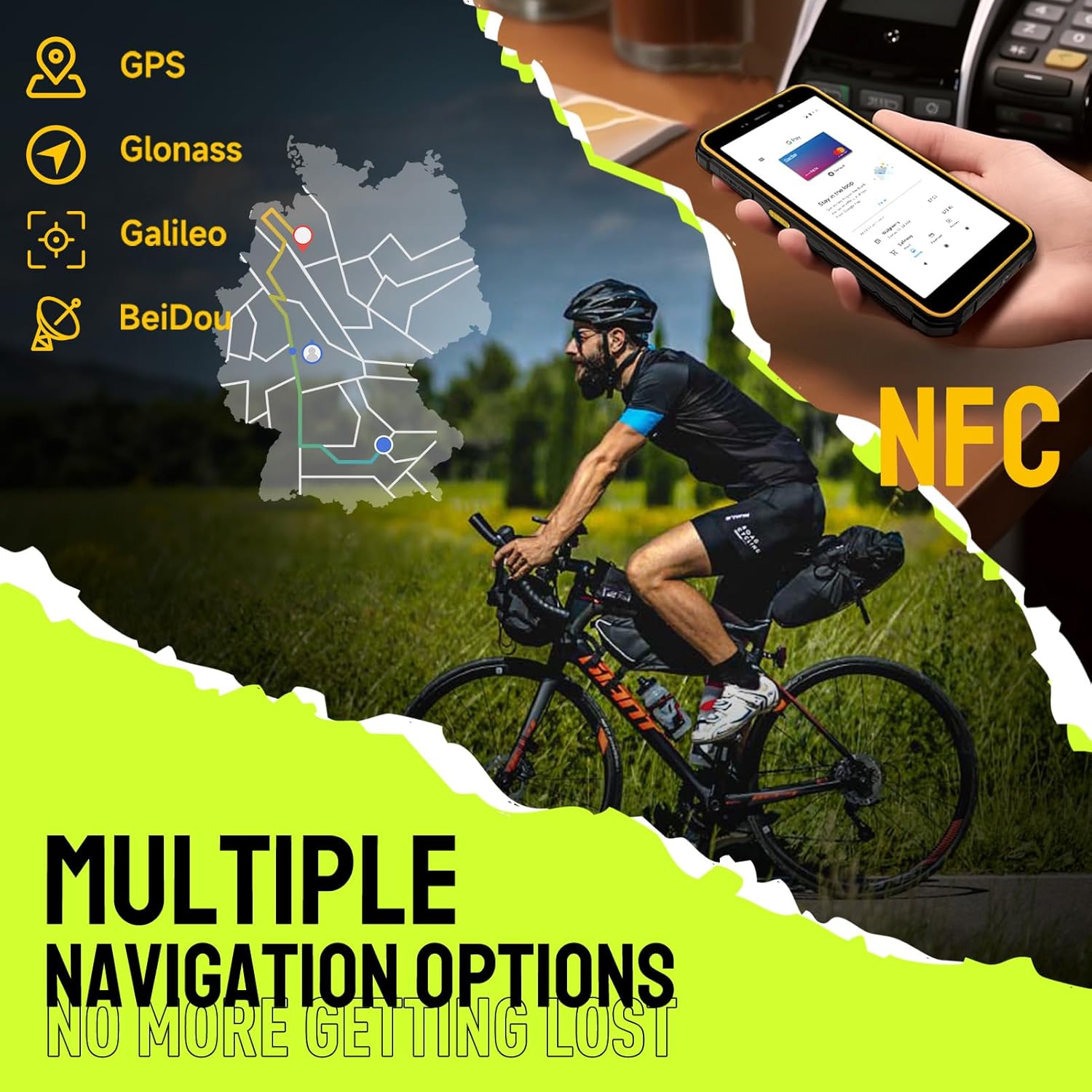 Ulefone Armor X12 Rugged Smartphone, Waterproof Phones Unlocked, Octa-core Android 13, 6GB+32GB, Dual SIM Global 4G LTE, 4860mAh Battery, Face Recognition, Bluetooth, NFC, Compass - Black 7 Ulefone Armor X12 Rugged Smartphone, Waterproof Phones Unlocked, Octa-core Android 13, 6GB+32GB, Dual SIM Global 4G LTE, 4860mAh Battery, Face Recognition, Bluetooth, NFC, Compass - Black - Image 7