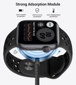 Temdan for Travel Vacation Essentials,3 in 2 USB C Cable for Apple Watch Charger/iPhone 17 Charger/Lightning,Multi Charging Cable Cord,Camping Essentials,Designed for iWatch &iPhone 16-12-4FT Black - Image 5