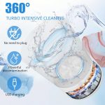 Portable Mini Washing Machine, 2L Underwear Washer 4000mAh Compact Deep Cleans Underwear, Baby Clothes, Lightweight Washing Machine for Apartment, Dorm, Hotel, Travel, Camping - Image 2