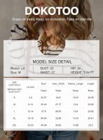 Dokotoo Women's Short Puff Sleeve Knit Tops 2025 Trendy Crewneck Striped T Shirts Casual Summer Blouses - Image 4