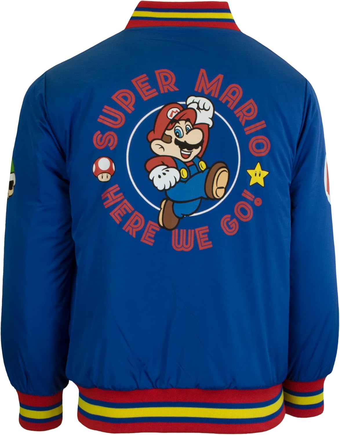 Nintendo Super Mario Bomber Jacket for Boys 2 Nintendo Super Mario Bomber Jacket for Boys - Image 2
