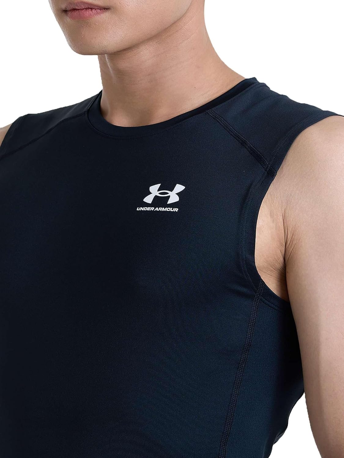Under Armour Men's HeatGear Compression Sleeveless T-Shirt 3 Under Armour Men's HeatGear Compression Sleeveless T-Shirt - Image 3