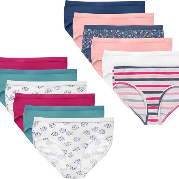 Hanes girls Cotton Stretch Underwear