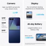 Samsung Galaxy Z Flip7 Cell Phone, 256GB AI Smartphone, Unlocked Android, Long Battery Life, 2025, US 1 Yr Manufacturer Warranty, Blue Shadow - Image 7