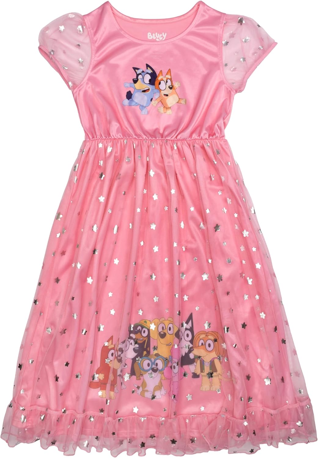 Bluey girls Fantasy Gown Nightgown 1 Bluey girls Fantasy Gown Nightgown
