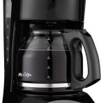 Mr. Coffee Black Coffee Maker, 12 Cups, with Auto Pause and Glass Carafe, Perfect for Home and Office Use