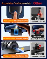 Qifutan Car Phone Holder Mount Phone Mount for Car Windshield Dashboard Air Vent Universal Hands Free Automobile Cell Phone Holder Fit for iPhone Smartphone Camera Mounts - Image 7