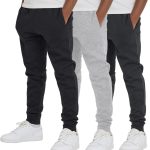 Ultra Performance 3 Pack Boys Sweatpants Kids Clothes Active Soft Fleece Joggers for Boys Size 4-20