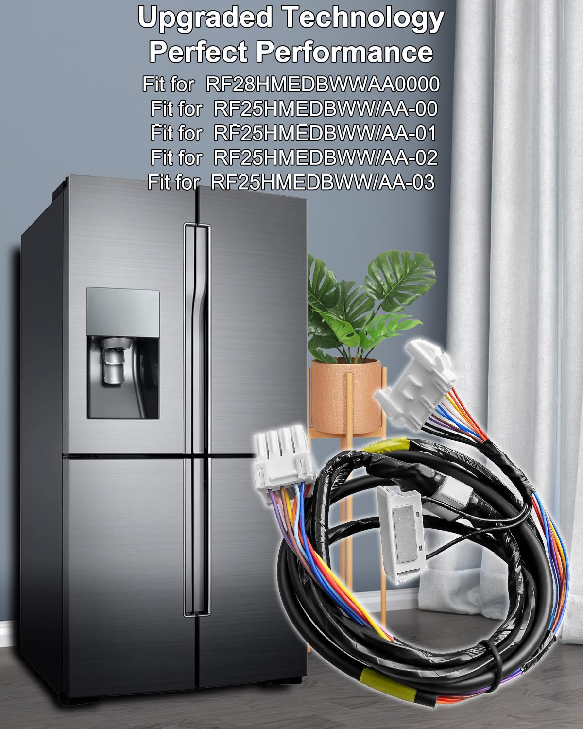 Upgraded Refrigerator Wire Harness Fit for Samsung Refrigerator Replace DA96-00640A AP5623877 3970367 EAP4168713 PS4168713 4 Upgraded Refrigerator Wire Harness Fit for Samsung Refrigerator Replace DA96-00640A AP5623877 3970367 EAP4168713 PS4168713 - Image 4