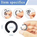 12 Pcs Upgraded DA99-04158A Hinge Shim Refrigerator Door Height Adjustment Kits, Replacement Parts Compatible with Samsung 3282540, DA60-00314C, PS6448337 AP5668209, 4 Different Thickness - Image 2