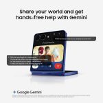 Samsung Galaxy Z Flip7 Cell Phone, 256GB AI Smartphone, Unlocked Android, Long Battery Life, 2025, US 1 Yr Manufacturer Warranty, Blue Shadow - Image 4