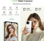 UMIDIGI G9T Cell Phone, Android 14 Smartphone Unlocked, 6.75" HD+ 90Hz Display, 5000mAh Battery, 18W Fast Charging, 8(4+4)+128GB/1TB TF, 13MP Camera, AI Face & Fingerprint Unlock, 4G Dual SIM, GPS - Image 8
