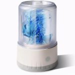 Underwear Washing Machine, BPA-free Portable Mini Washer for Socks, Baby Clothes, Cordless Small Laundry Cup for Travel, Dorm, Apartment, RV, Camp, Kids (Vanilla Off-White)