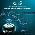 RENNY - Loud Cell Phone Ringer, Amplifier & Flasher for Hearing Impaired & Noisy Environments (117dB) | Wireless Bluetooth Auto-Connect | 5 Selectable Ringtones | No Missed Calls - Image 8