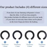 12 Pcs Upgraded DA99-04158A Hinge Shim Refrigerator Door Height Adjustment Kits, Replacement Parts Compatible with Samsung 3282540, DA60-00314C, PS6448337 AP5668209, 4 Different Thickness - Image 4