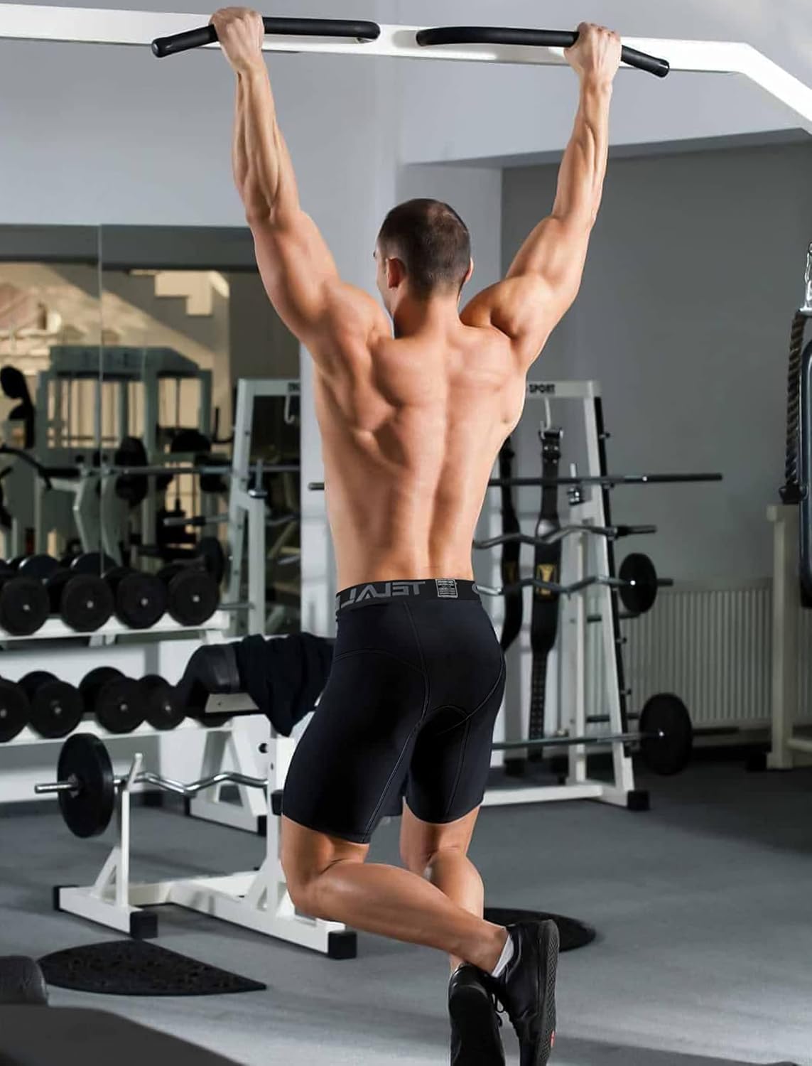 TELALEO 6 or 5 Pack Compression Shorts for Men Spandex Sport Shorts Athletic Workout Running Performance Baselayer Underwear 6 TELALEO 6 or 5 Pack Compression Shorts for Men Spandex Sport Shorts Athletic Workout Running Performance Baselayer Underwear - Image 6