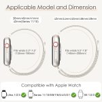 Original Milanese Loop Band Compatible with Apple Watch 38mm 40mm 41mm 42mm 44mm 45mm 46mm 49mm - Women & Men Magnetic Closure Adjustable Metal Strap for iWatch Series 11 10 9 8 7 6 5 4 SE2 3 Ultra2 3 - Image 2