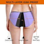 Teens Girls Period Underwear Kids Period Panties Menstrual Leakproof Protective Underwear for Teens Cotton Briefs - Image 3