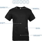 Gildan Adult Heavy Cotton T-Shirt, Style G5000, Multipack - Image 4