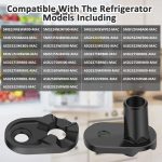 2182179 Refrigerator Door Cam Kit for Whirlpool Kenmore Admiral Refrigerators Door Closer Cam WP2182179 W10329686 2155311 AP6005980 PS11739042 - Image 4