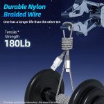 iPhone Charger 3pack 10FT Apple MFi Certified Long Lightning Cable Fast Charging High Speed Data Sync USB Cable Compatible iPhone 14/13/12/11 Pro Max/XS MAX/XR/XS/X/8/7/Plus/6S (Grey White) - Image 6