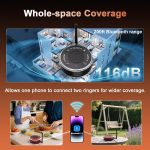 Cell Phone Ringer Amplifier & Flasher - Make Phone Ring Ultra Loud & Visible, One-Touch Answer/Decline, Bluetooth Phone Amplifiers for Hard of Hearing/Deep Sleeper/Noisy Spaces/Home - Image 4