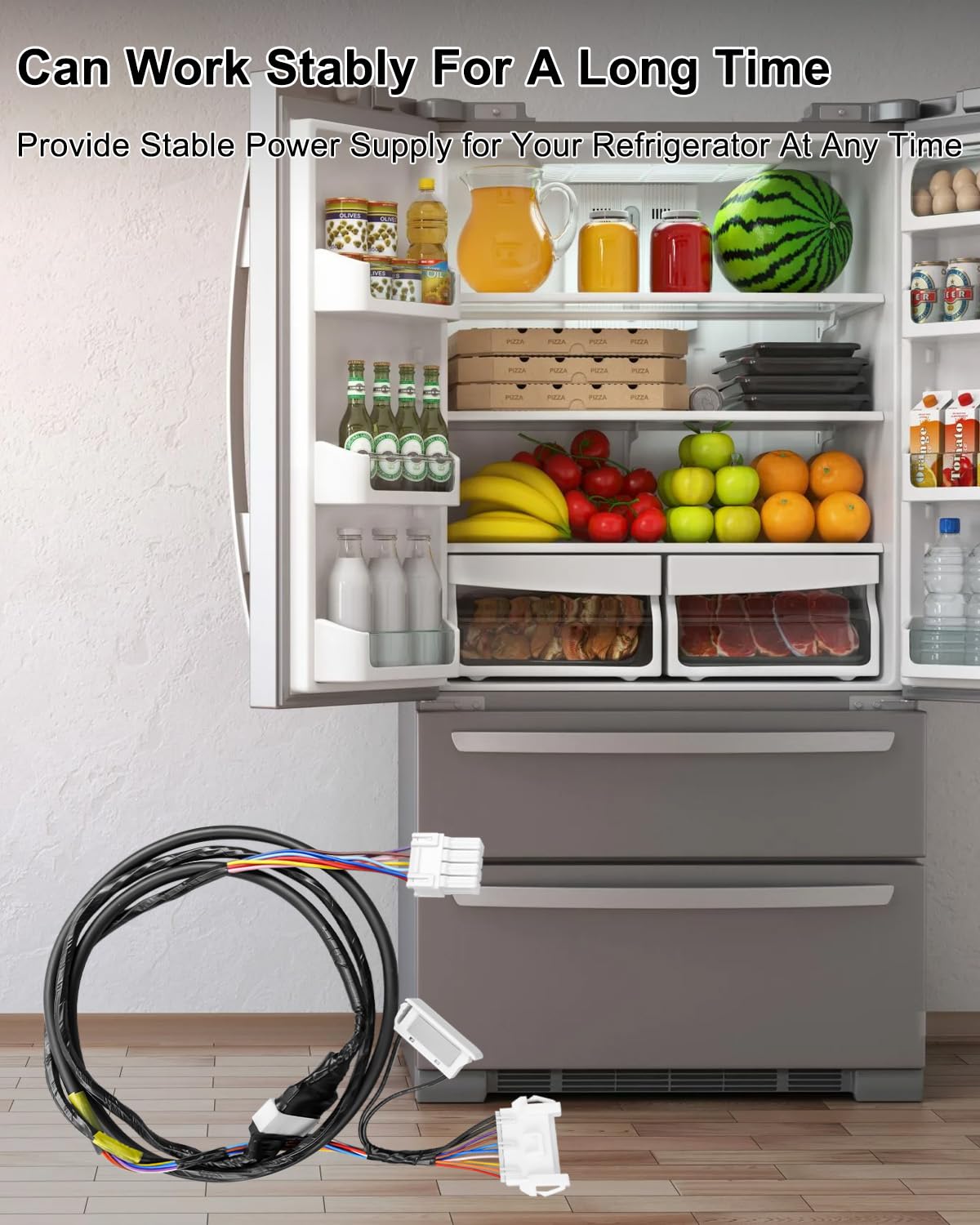 Upgraded Refrigerator Wire Harness Fit for Samsung Refrigerator Replace DA96-00640A AP5623877 3970367 EAP4168713 PS4168713 5 Upgraded Refrigerator Wire Harness Fit for Samsung Refrigerator Replace DA96-00640A AP5623877 3970367 EAP4168713 PS4168713 - Image 5