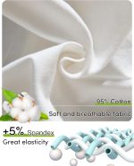 Adorel Teen Girls Underwear Cotton Panties Briefs Solid Color Pack of 8 - Image 5