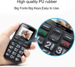 C1+4G Black - Large Buttons Cell Phone for Seniors丨Dumb Phone with SOS Button丨Charging Station丨1800mAh丨Talking Clock丨Speed Dial丨Hands-free丨Large Font丨Unlocked Phone丨Keypad Mobile丨Loud Speaker - Image 5