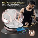 Wireless Earbuds, Sports Bluetooth Headphones, 80Hrs Playtime Ear Buds with LED Power Display, Noise Canceling Headset, IPX7 Waterproof Earphones for Workout/Running (Rose Gold) - Image 6