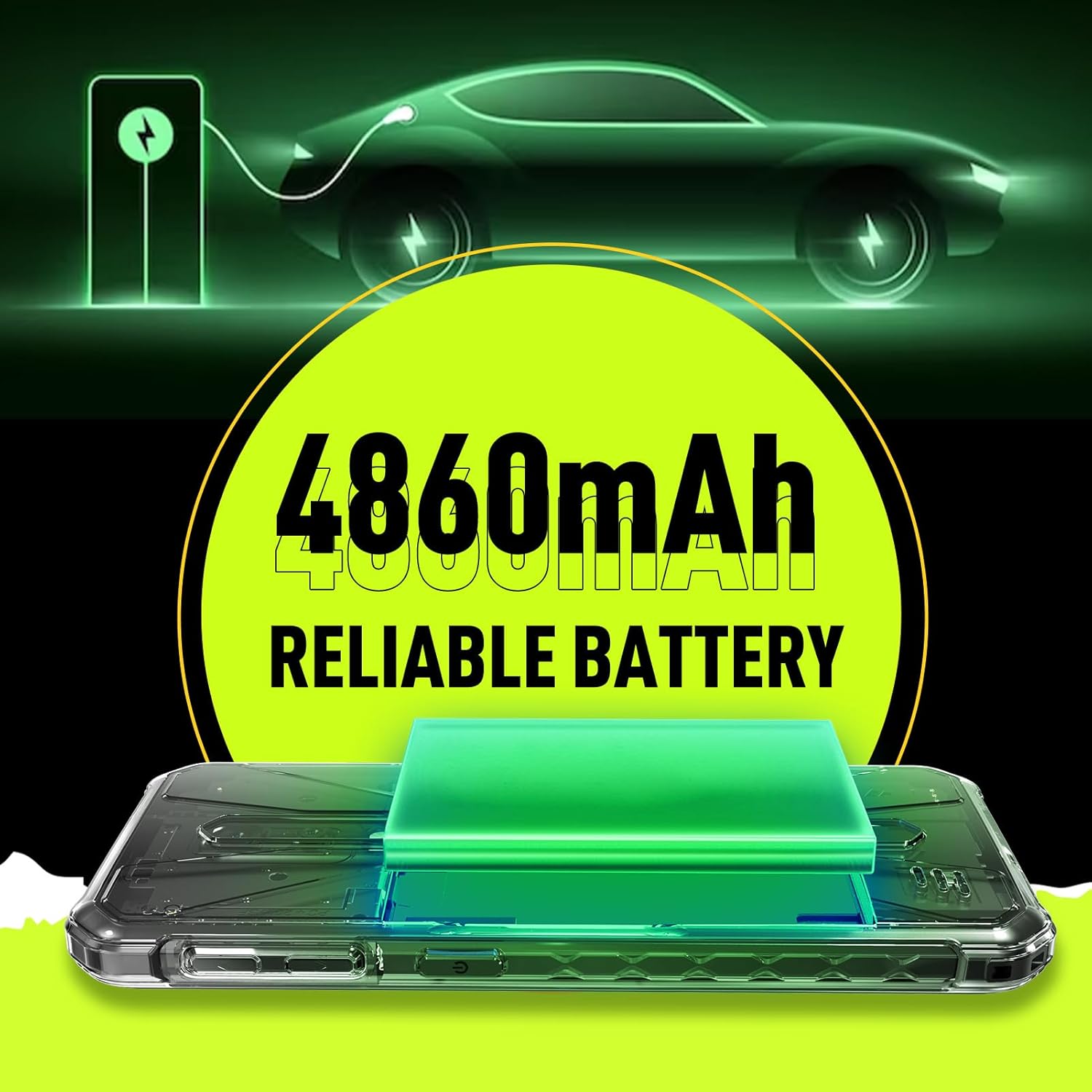 Ulefone Armor X12 Rugged Smartphone, Waterproof Phones Unlocked, Octa-core Android 13, 6GB+32GB, Dual SIM Global 4G LTE, 4860mAh Battery, Face Recognition, Bluetooth, NFC, Compass - Black 8 Ulefone Armor X12 Rugged Smartphone, Waterproof Phones Unlocked, Octa-core Android 13, 6GB+32GB, Dual SIM Global 4G LTE, 4860mAh Battery, Face Recognition, Bluetooth, NFC, Compass - Black - Image 8