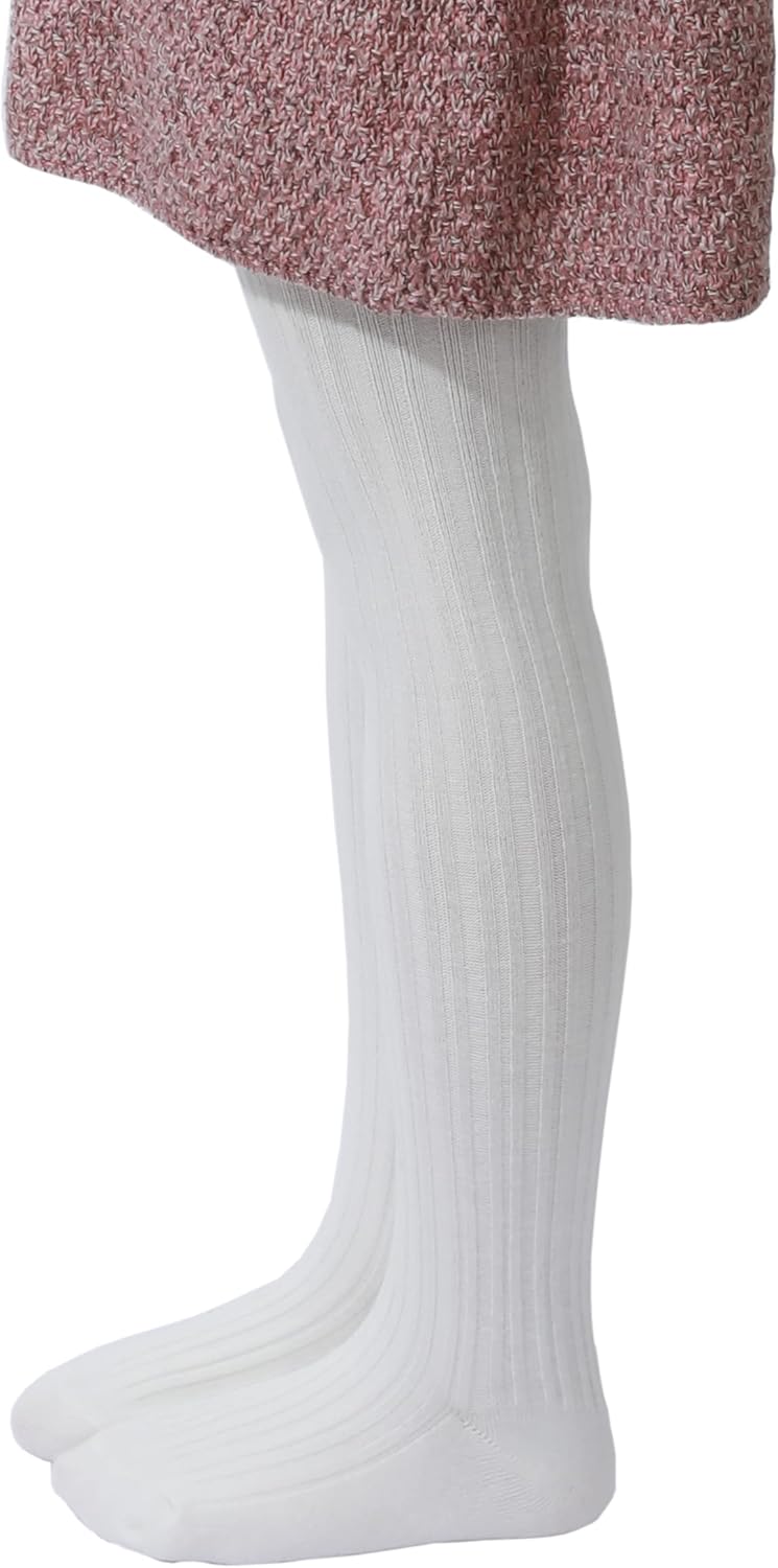 Girls' Cotton Tights - Toddler Cable Knit Footed Tights 3 Girls' Cotton Tights - Toddler Cable Knit Footed Tights - Image 3