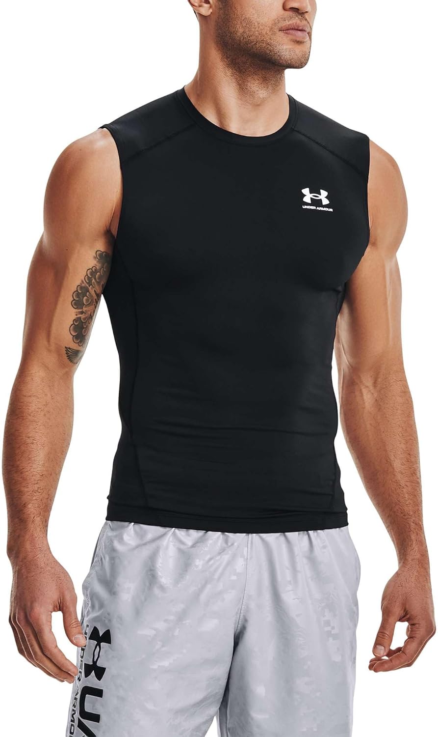Under Armour Men's HeatGear Compression Sleeveless T-Shirt 1 Under Armour Men's HeatGear Compression Sleeveless T-Shirt