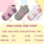 Comfoex 12 Pairs Girls Athletic Ankle Socks for 4-6 6-8 8-10 Years Old - Cotton Short Socks for Little Big Kids - Image 2