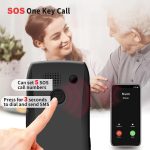 C1+4G Black - Large Buttons Cell Phone for Seniors丨Dumb Phone with SOS Button丨Charging Station丨1800mAh丨Talking Clock丨Speed Dial丨Hands-free丨Large Font丨Unlocked Phone丨Keypad Mobile丨Loud Speaker - Image 2