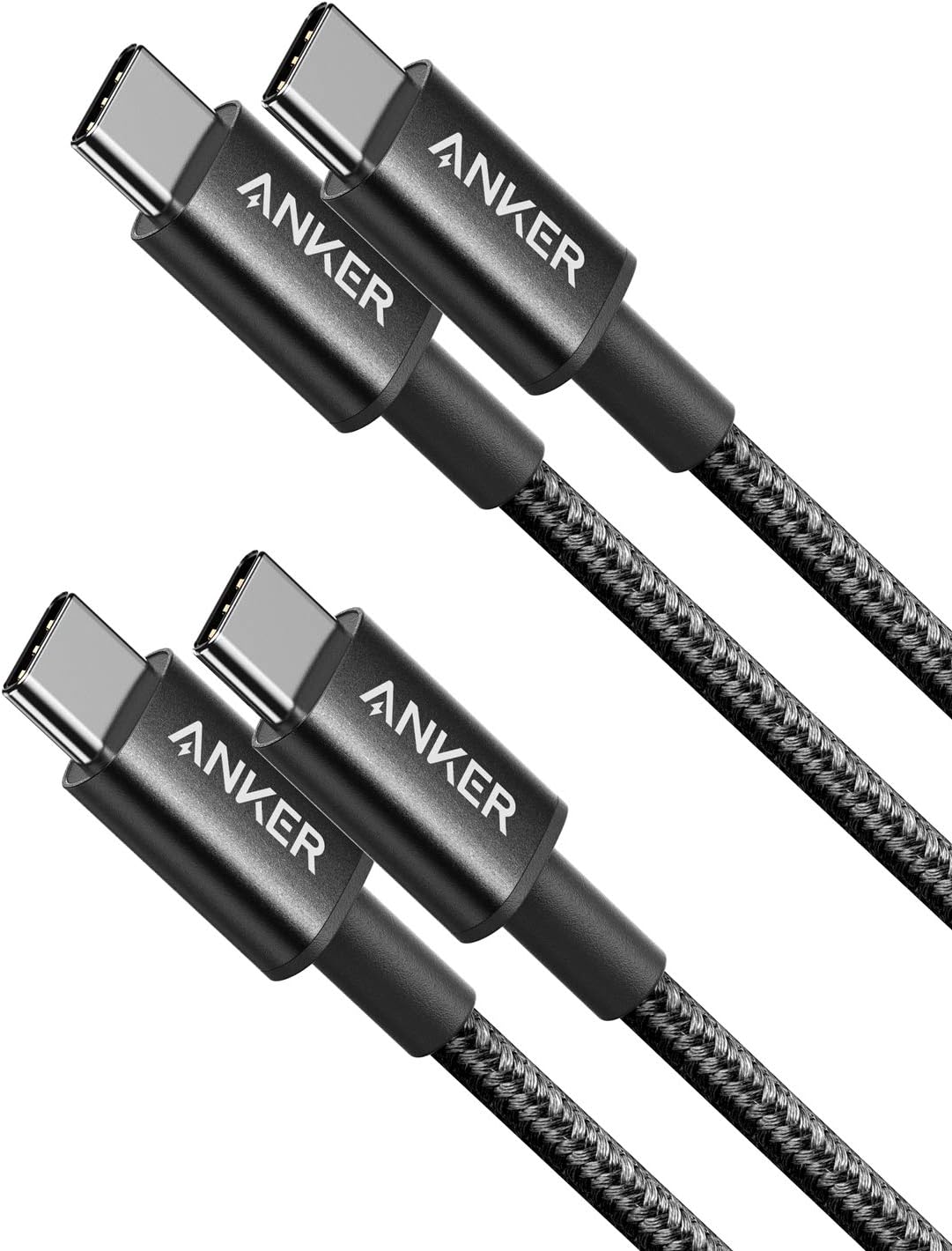 Anker USB C to USB C Cable, Type-C 60W Fast Anker USB C to USB C Cable, Type-C 60W Fast Charging Cable (3.3 FT, 2Pack) for iPhone 17 Series, iPad mini 6 and More (Black)