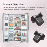 2 Pcs 240328203 Refrigerator Door Hinge Bushing Bearing Closing Cam, Replacement for Frigidaire Electrolux Refrigerator Parts, Fit for The Bottom Door, Replaces Part # AP3757897,1056737, PS976452 - Image 2