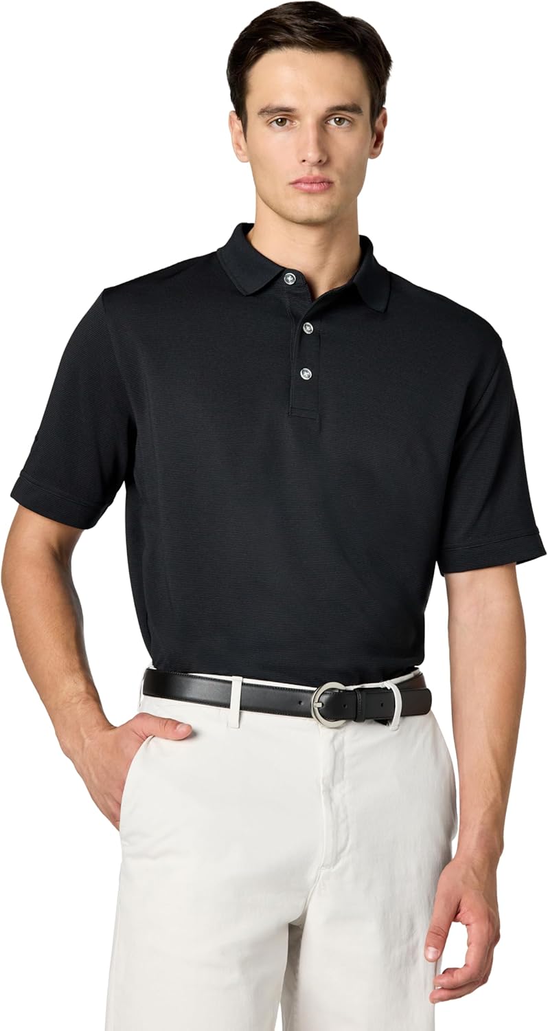 Callaway Mens Short Sleeve Ottoman Performance Golf Polo 1 Callaway Mens Short Sleeve Ottoman Performance Golf Polo