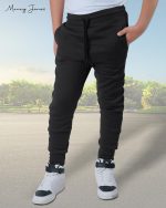 MONEY JONES ESSENTIALS Boys Sweatpants 3Pack - Fleece Joggers, Drawstring & Pockets, Slim Fit - Order 1 Size Up for Relax Fit - Image 5