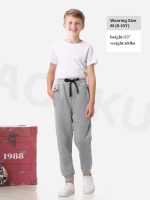 3 Pack Boys Sweatpants Fleece Cotton Athletic Pants Boys Joggers with Zipper Pockets Kids Youth Workout Sweat Pants Size 5-16 - Image 5