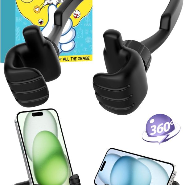 Stocking Stuffers for Teens Boys Men Adults Gifts: Thumbs Up Lazy Phone Stand Cell Phone Holder Gifts for Kids Women Teenage Girls Wife Ideas Funny Cool Gadgets Who Have Everything Gifts for Christmas