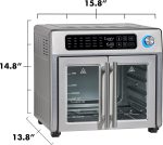 Emeril Lagasse Extra Large French Door Air Fryer Toaster Oven Combo, 24 Cooking Functions and Digital Controls, 7 Accessories Included, Stainless Steel Finish, 26QT Capacity - Image 2