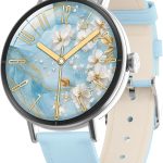 Smart Watches for Men/Women,1.27" HD Fitness Watch Answer/Make Call, Heart Rate/Sleep/SpO2,Round Smart Watch for iPhone/Samsung/Android,IP68 Waterproof,110+ Sport Mode-Blue(2 Bands)