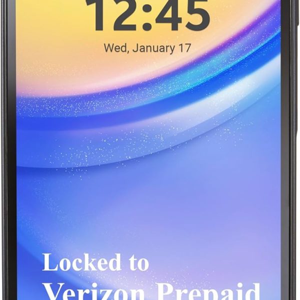 Verizon Prepaid Samsung Galaxy A15 5G, 64GB Prepaid Smartphone, 6.5” FHD+ Super AMOLED Display, 50MP Triple Camera, Long Lasting Battery, Android 14, Black - Locked to Verizon Prepaid
