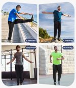 5 Pack Mens Sweatpants Open Bottom Joggers for Men with Zip Pockets Loose Fit Mesh Athletic Pants for Running,Casual - Image 6